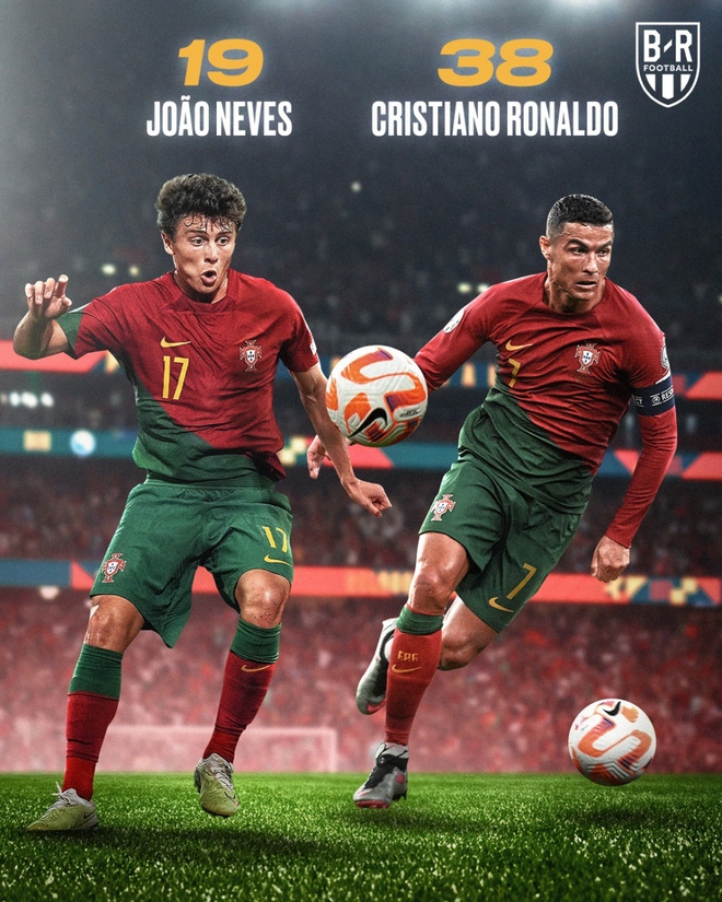 Cristiano Ronaldo - Joao Neves v&agrave; những cặp cầu thủ ch&uacute; - ch&aacute;u ở cấp độ ĐTQG - Ảnh 1.