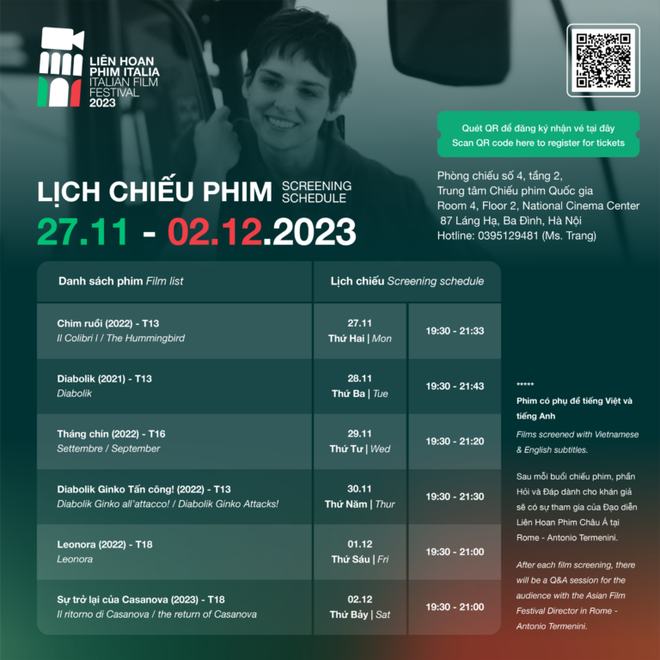 LHP Italia 2023 tại Việt Nam chiếu miễn phí, có tác phẩm từng nhận đề cử giải Gấu Vàng danh giá - Ảnh 1.