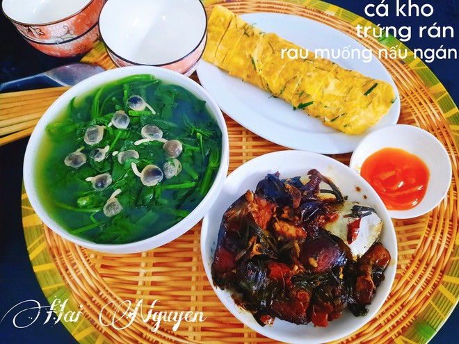 Bữa cơm toàn đặc sản ngày đông miền Bắc của mẹ 8X, người xa quê nhìn bát canh không khỏi bồi hồi - Ảnh 4.