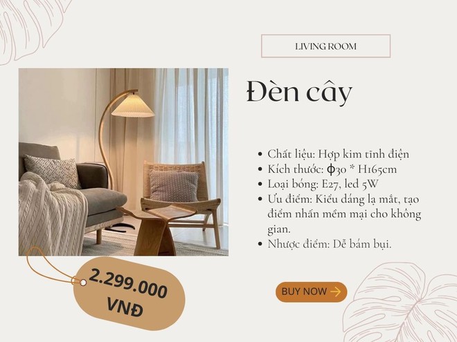 Cầm 30 triệu đồng đi sắm nội thất ph&ograve;ng kh&aacute;ch với gu chuẩn phong c&aacute;ch tối giản - Ảnh 5.
