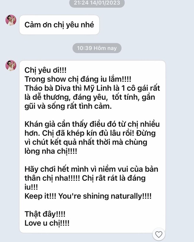 Diva Mỹ Linh tiết lộ tin nhắn của Trấn Thành sau kết quả đáng quên tại show Chị Đẹp, Mỹ Anh lập tức có phản ứng - Ảnh 2.