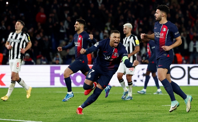 Kết quả C&uacute;p C1 ch&acirc;u &Acirc;u: Mbappe giải cứu PSG, Barca v&agrave; Man City thắng trận - Ảnh 2.