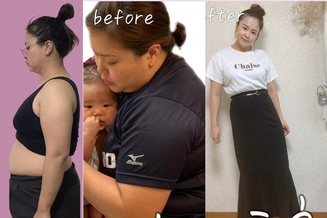 Thực hiện 4 nguyên tắc này mỗi ngày, mẹ bỉm Nhật giảm 40kg sau hơn 1 năm - Ảnh 1.
