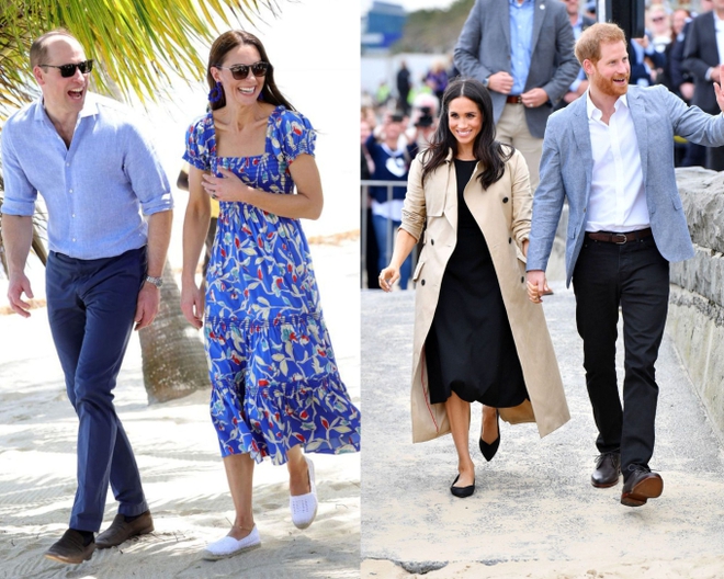 Vương phi Kate và Meghan Markle mặc gì khi đi giày bệt để tôn dáng tối ưu? - Ảnh 3.