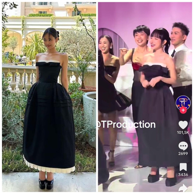 LyLy mặc v&aacute;y na n&aacute; Jennie, đến tạo h&igrave;nh cũng y hệt tại đ&aacute;m cưới Puka - Gin Tuấn Kiệt - Ảnh 1.