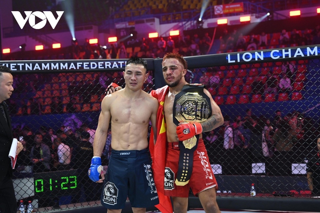 Nghiêm Văn Ý mất đai vô địch LION Championship trước võ sỹ Brazil - Ảnh 1.