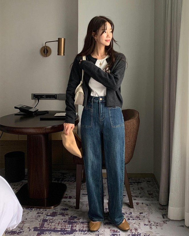Quần jeans ống rộng đang dẫn đầu xu hướng v&agrave; 10 c&aacute;ch diện chuẩn s&agrave;nh điệu - Ảnh 4.