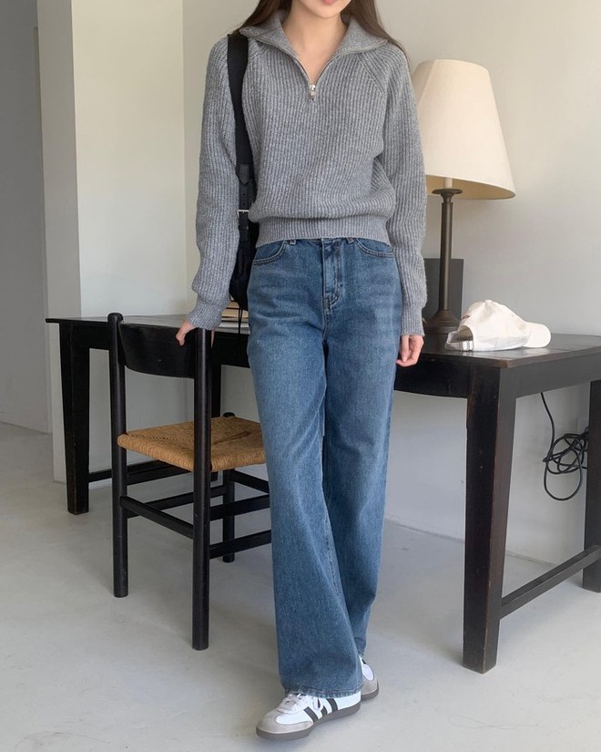 Quần jeans ống rộng đang dẫn đầu xu hướng v&agrave; 10 c&aacute;ch diện chuẩn s&agrave;nh điệu - Ảnh 3.