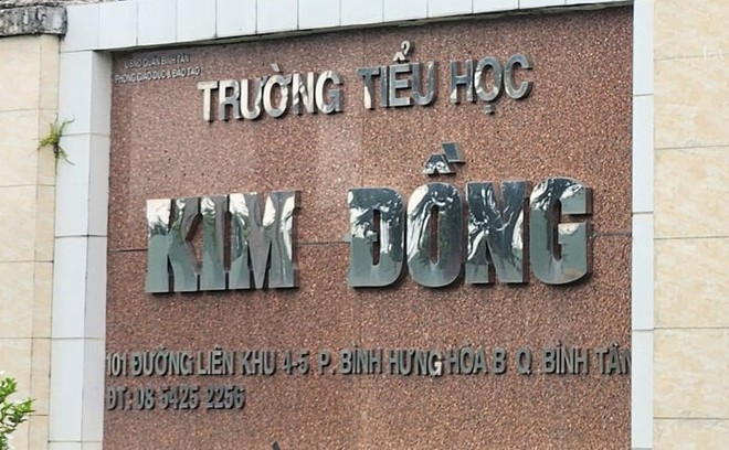 TP.HCM: Cảnh cáo hiệu trưởng Trường Tiểu học Kim Đồng - Ảnh 1.