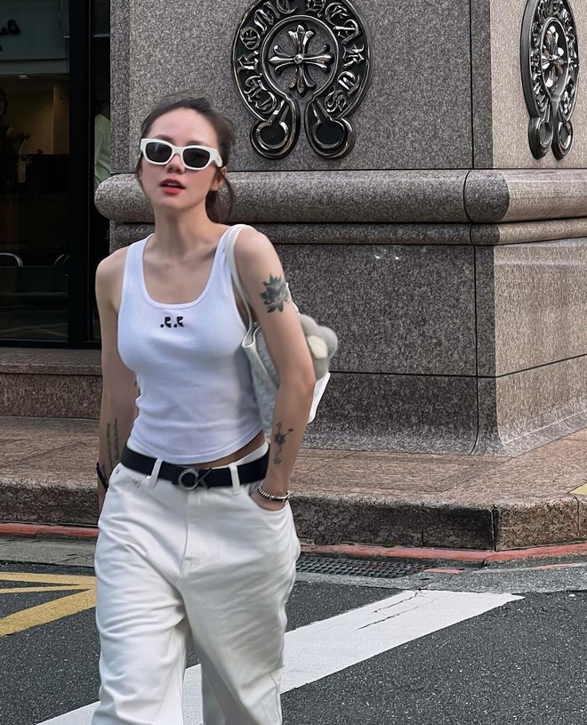 Phương Ly gợi &yacute; 10 c&aacute;ch diện quần ống rộng trẻ trung m&agrave; vẫn ph&ugrave; hợp với tuổi ngo&agrave;i 30 - Ảnh 3.