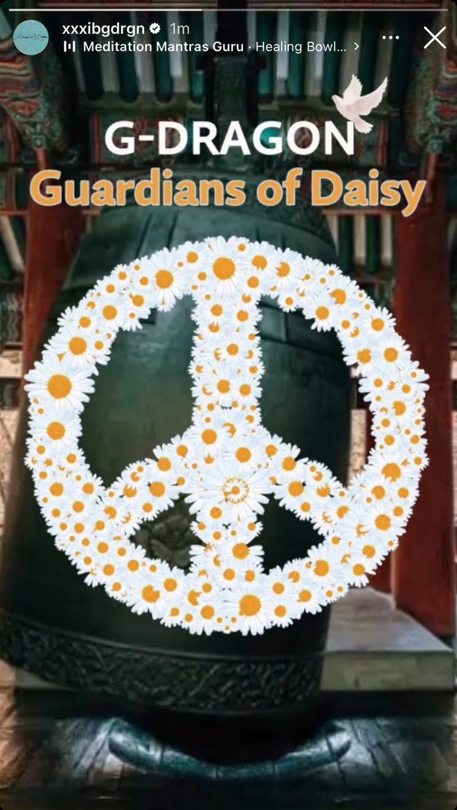 G-Dragon tái xuất sau khi bị tố sử dụng chất cấm, lan tỏa thông điệp hoà bình