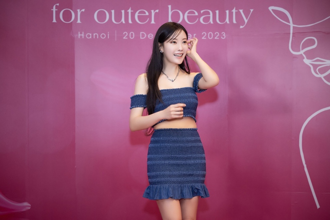 Hyomin (T-ara) tham dự sự kiện ở Hà Nội, gửi nhắn nhủ tới fan bằng tiếng Việt - Ảnh 3.