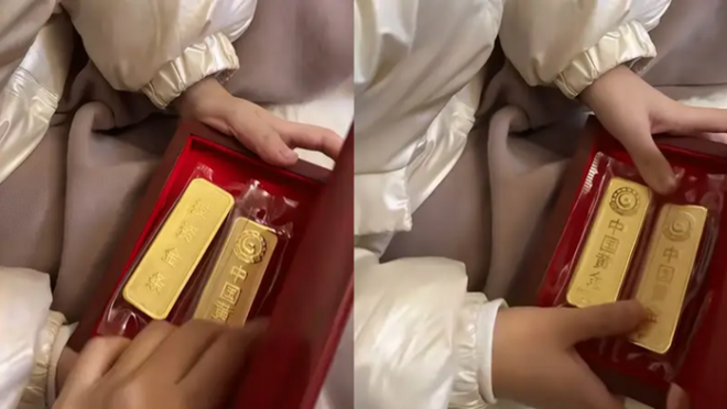 Trung Quốc: B&eacute; trai mầm non tặng bạn g&aacute;i c&ugrave;ng lớp thỏi v&agrave;ng gần 400 triệu - Ảnh 1.