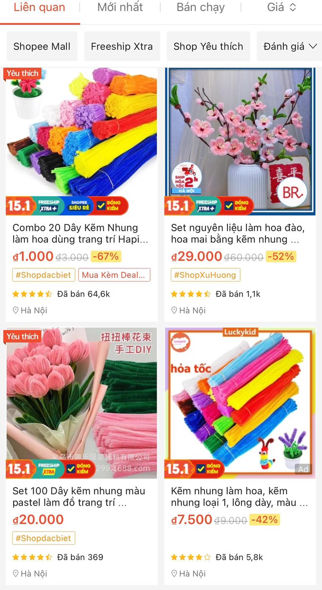 Kẽm nhung được chị em n&acirc;ng tầm m&ugrave;a Tết, cầu kỳ nhất l&agrave; con rồng cao hơn 1m gi&aacute; gần triệu đồng - Ảnh 3.
