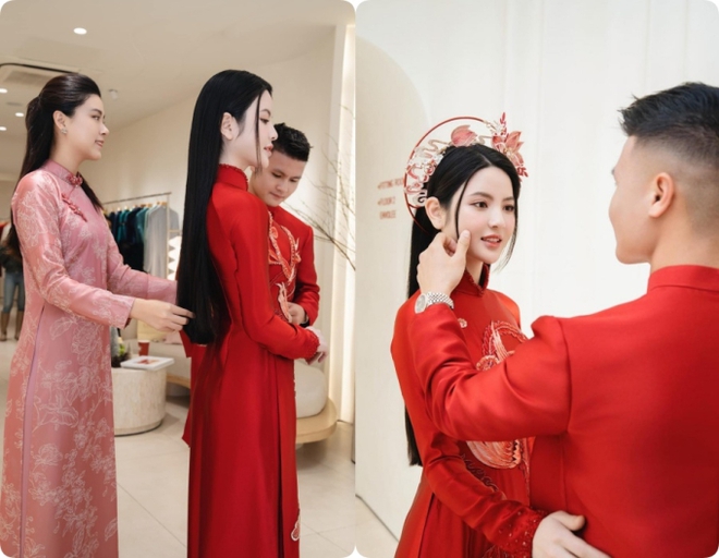 &Aacute;o d&agrave;i cưới 2023: Tập trung v&agrave;o thiết kế truyền thống, c&oacute; c&ocirc; d&acirc;u đạt kỷ lục thay tới 4 bộ kh&aacute;c nhau - Ảnh 14.