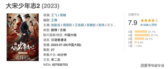 10 bom tấn cổ trang có điểm cao nhất 2023: Trường Nguyệt Tẫn Minh bất ngờ vắng mặt, phim toàn diễn viên U70 xếp hạng cao ngỡ ngàng - Ảnh 8.