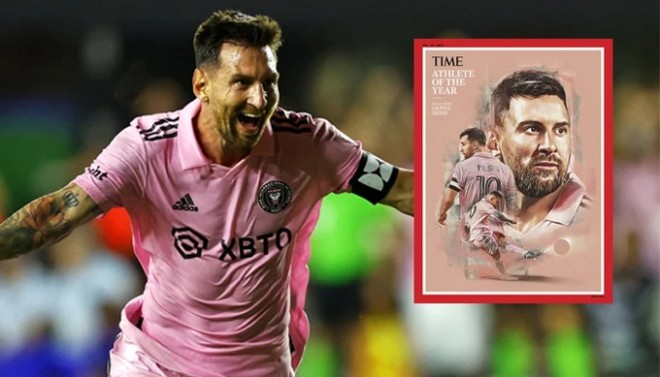 Messi thảnh thơi đi si&ecirc;u thị c&ugrave;ng người xe duy&ecirc;n, g&acirc;y ch&uacute; &yacute; với chi tiết đặc biệt tr&ecirc;n chai nước - Ảnh 4.
