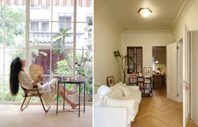 Chuyển ra ở ri&ecirc;ng, c&ocirc; g&aacute;i trẻ tự cải tạo căn nh&agrave; cũ kỹ theo style vintage Ph&aacute;p khiến ai nh&igrave;n cũng khen - Ảnh 4.