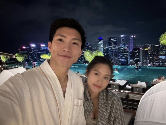 Do&atilde;n Hải My tổng kết tuần trăng mật tại Singapore với Đo&agrave;n Văn Hậu chỉ bằng một tấm ảnh - Ảnh 6.