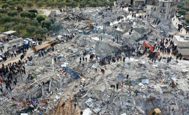 Hình ảnh cho thấy sức tàn phá khủng khiếp của động đất tại Thổ Nhĩ Kỳ, Syria - Ảnh 10.