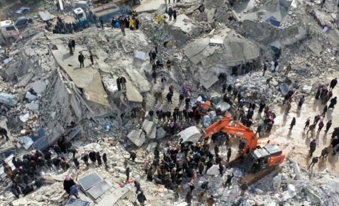 Hình ảnh cho thấy sức tàn phá khủng khiếp của động đất tại Thổ Nhĩ Kỳ, Syria - Ảnh 9.