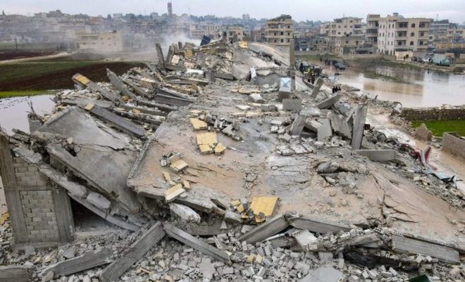 Hình ảnh cho thấy sức tàn phá khủng khiếp của động đất tại Thổ Nhĩ Kỳ, Syria - Ảnh 7.