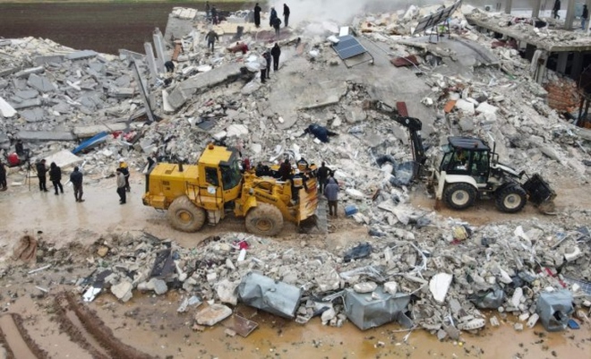 Hình ảnh cho thấy sức tàn phá khủng khiếp của động đất tại Thổ Nhĩ Kỳ, Syria - Ảnh 6.