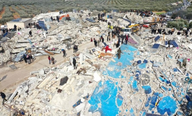Hình ảnh cho thấy sức tàn phá khủng khiếp của động đất tại Thổ Nhĩ Kỳ, Syria - Ảnh 4.