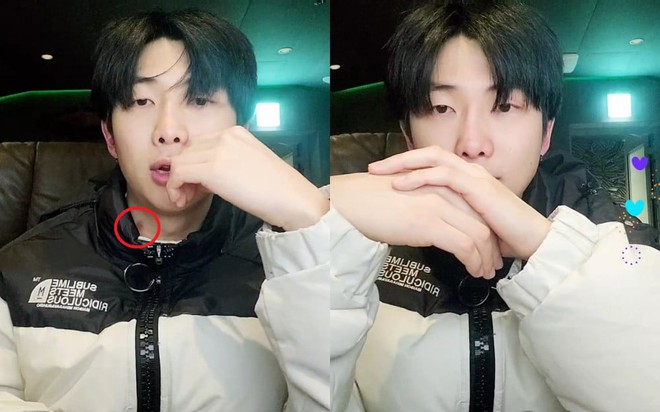 RM (BTS) lộ dấu vết tình yêu nồng nàn ở cổ ngay trên sóng livestream, liệu có liên quan tới nàng tiểu thư tài phiệt? - Ảnh 2.