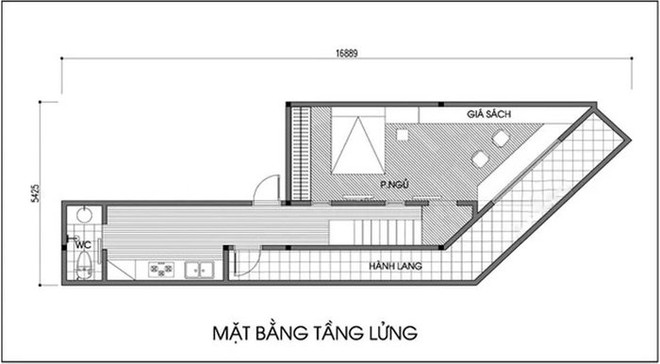 Thiết kế nhà cấp 4 với diện tích 25m2 đầy đủ tiện nghi - Ảnh 2.