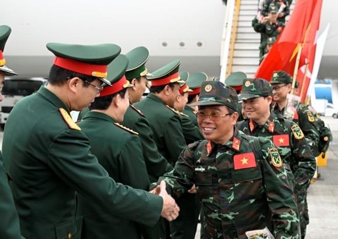 Đoàn cứu hộ của QĐND Việt Nam từ Thổ Nhĩ Kỳ đã về tới Hà Nội - Ảnh 2.