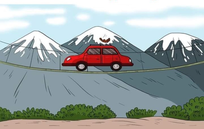 Giỏi tư duy logic mới giải được: Con chim 200g c&oacute; l&agrave;m chiếc cầu d&agrave;i 20km sập? - Ảnh 1.