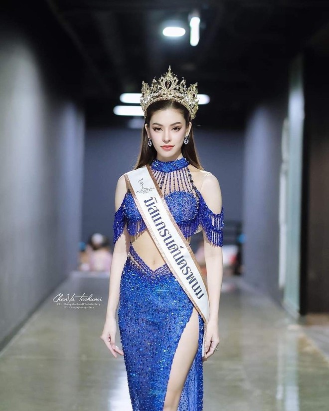 Nhan sắc người đẹp lai Việt đăng quang Hoa hậu Hòa bình ở Thái Lan - Ảnh 2.