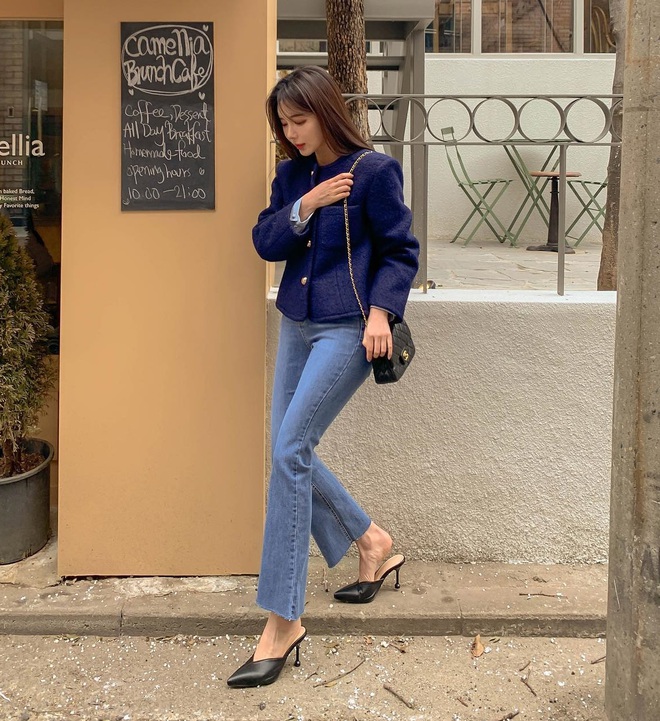 10 công thức diện quần jeans chuẩn thanh lịch cho nàng công sở - Ảnh 5.