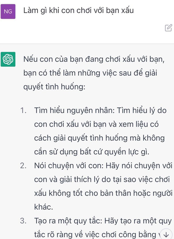 Nhờ ChatGPT tư vấn chuyện dạy con, xem đáp án thấy ngay... còn khướt mới thay được chuyên gia giáo dục, tâm lý thật - Ảnh 4.