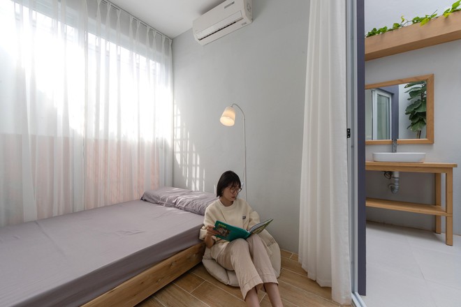 C&ocirc; g&aacute;i cải tạo nh&agrave; cấp 4 xuống cấp th&agrave;nh căn g&aacute;c lửng tiện nghi khiến ai cũng phải trầm trồ - Ảnh 12.