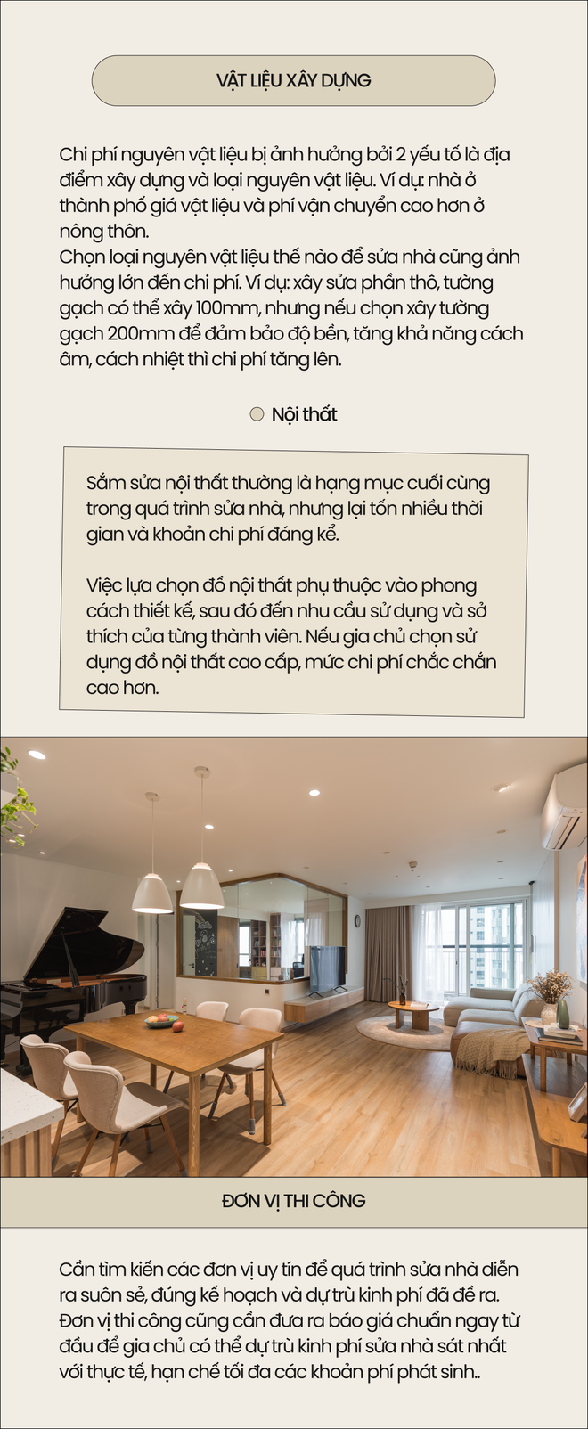 Dự trù kinh phí - Bước đầu quyết định thành bại của việc sửa nhà chị em không thể bỏ qua - Ảnh 6.