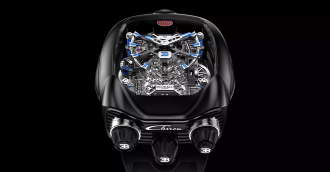 Đây là chiếc đồng hồ Jacob & Co giá 7 tỷ đồng, có khả năng mô phỏng chính xác chuyển động của siêu xe Bugatti - Ảnh 1.