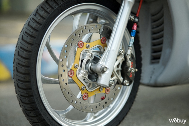 T&ocirc;i chi 80 triệu tự tay độ Yamaha Mio, chạy 10 năm vẫn &lsquo;bốc&rsquo;, độ phanh cả th&aacute;ng mới h&agrave;i l&ograve;ng - Ảnh 13.