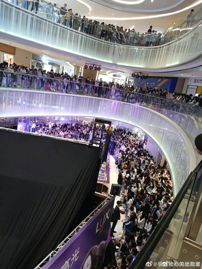 Dương Mịch đẹp đến c&acirc;m n&iacute;n trong sự kiện mới, cả trung t&acirc;m thương mại n&aacute;o loạn để được chi&ecirc;m ngưỡng nữ thần - Ảnh 12.