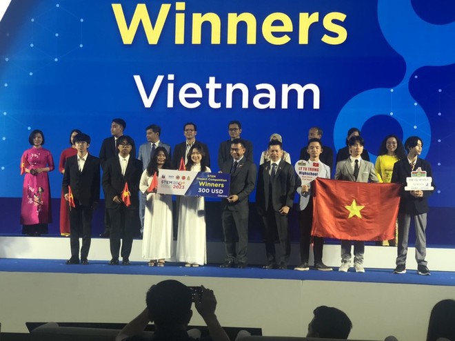 Học sinh Nam Định đoạt giải cuộc thi về Giáo dục STEM Đông Nam Á - Ảnh 1.