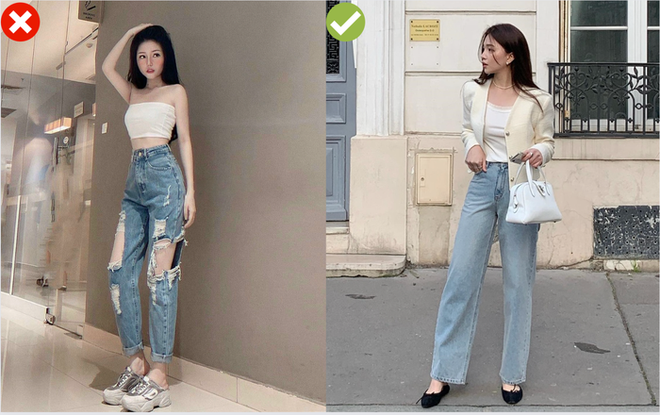 4 sai lầm khi diện quần jeans khiến nàng công sở mất điểm - Ảnh 1.