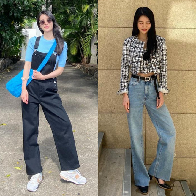 3 kiểu quần jeans ruột của Lim Ji Yeon, ai ch&acirc;n cong kh&ocirc;ng n&ecirc;n bỏ qua - Ảnh 4.