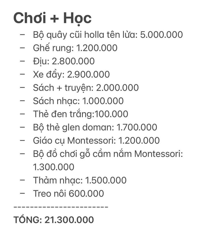 Bảng chi tiêu nuôi con 10 tháng hết hàng trăm triệu được hội bỉm sữa bàn tán rôm rả, mỗi người một ý - Ảnh 4.