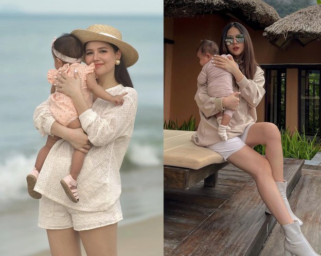 4 cặp mẹ con Vbiz c&oacute; phong c&aacute;ch thời trang s&agrave;nh điệu - Ảnh 3.