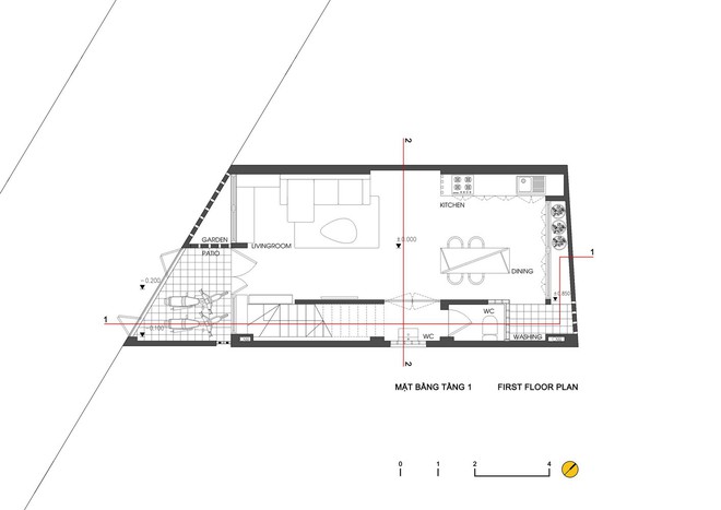 Ngỡ ngàng với kiến trúc của ngôi nhà xây trên thế đất xấu - Ảnh 4.