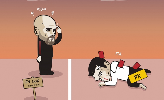 Biếm họa 24h: MU và bán kết FA Cup bằng cái đầu lạnh - Ảnh 6.