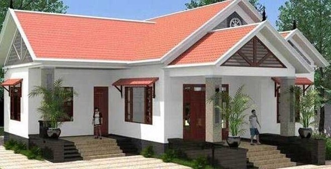 10 mẫu nh&agrave; cấp 4 đẹp gi&aacute; rẻ 300 triệu đồng h&uacute;t kh&aacute;ch - Ảnh 8.