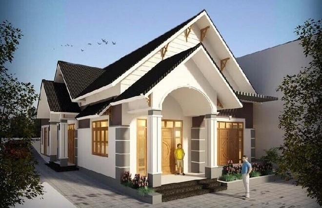 10 mẫu nh&agrave; cấp 4 đẹp gi&aacute; rẻ 300 triệu đồng h&uacute;t kh&aacute;ch - Ảnh 4.