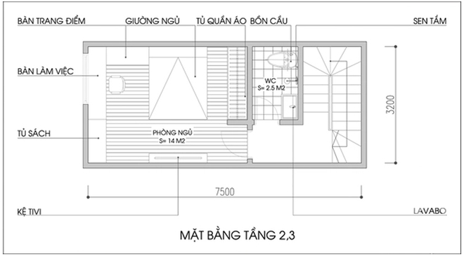 Cải tạo nhà phố diện tích 24m² vừa tiết kiệm diện tích vừa thông thoáng - Ảnh 2.